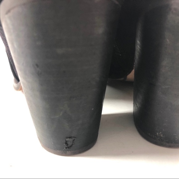 Guess Suede Stacked Heel Ankle Boots - Picture 12 of 13